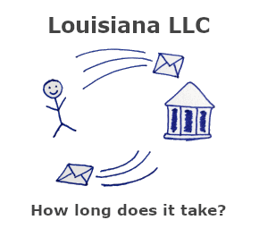 How long does it take to get from an LLC in Louisiana